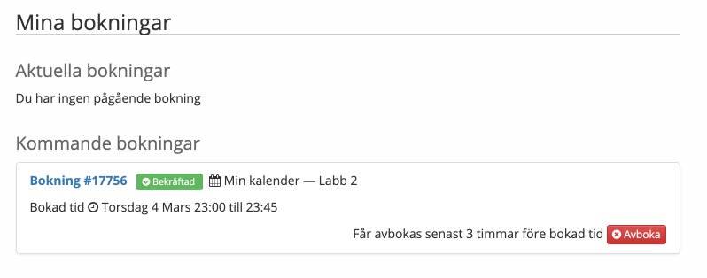 Tillåt avbokning med ny inställning via Inställningar > Bokningar > Avbokningsregler